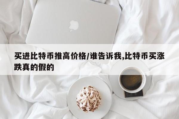 买进比特币推高价格/谁告诉我,比特币买涨跌真的假的